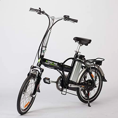 Road Bike : limitless sharing TDL6123 folding ebike bicycle 20'' Lithium Battery 36v 10ah (Black)