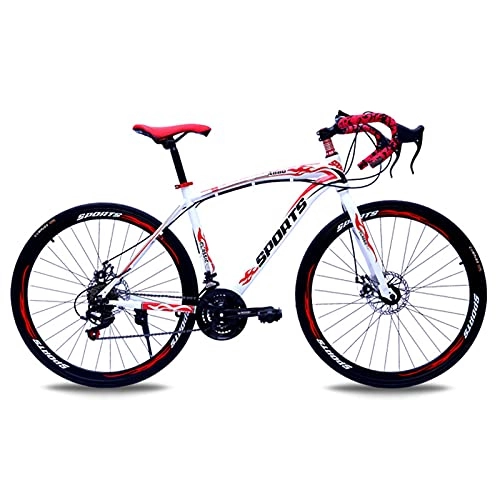 Road Bike : LiRuiPengBJ Children's bicycle 21 Speed Mountain Bike Double Disc Brake Adult 700c City Racing for Men and Women MTB Bicycle City Bicycle (Color : Style1, Size : 26inch)