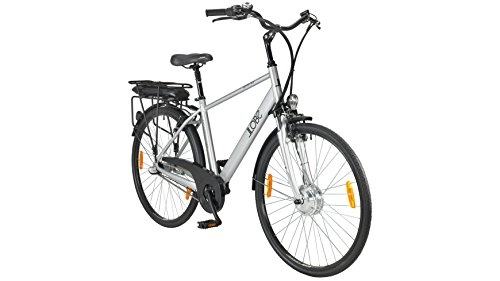 Road Bike : LLobe Electric Bike City Gent Men Metropolitan 283G Rack 28cm (28Inch)