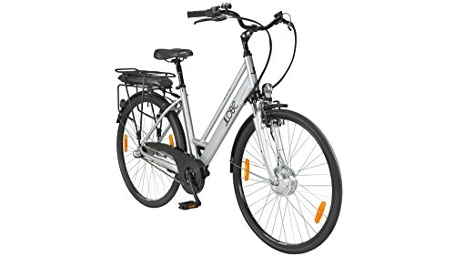 Road Bike : LLobe Electric Bike City Ladies Metropolitan Lady, 283G Rack 28cm (28Inch)