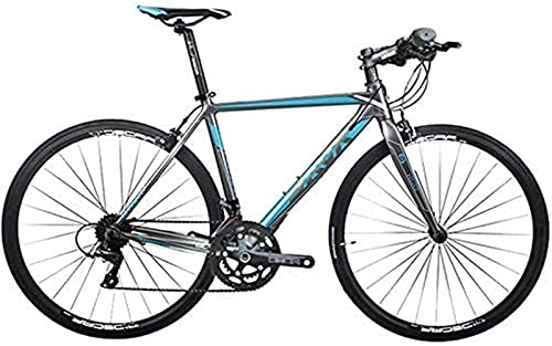 Road Bike : lqgpsx Road bike, aluminum alloy road bike, racing bike, city bike commuting, easy to operate, comfortable and durable (Color:Red, Size:18 Speed)