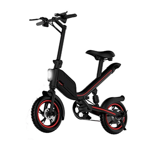 Road Bike : Lvbeis Adults Folding Electric Mountain Bike Portable Bicycle Speed Up To 20 KM / h EBike Pedal Assist With Throttle