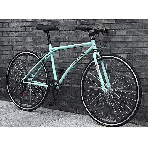 Road Bike : LWJPP 26 Inch 24 Speed Mountain Bike Carbon Carbon Steel Full Suspension Road Bikes With Dual Disc Brakes City Road Cycling For Men And Women (Color : B)