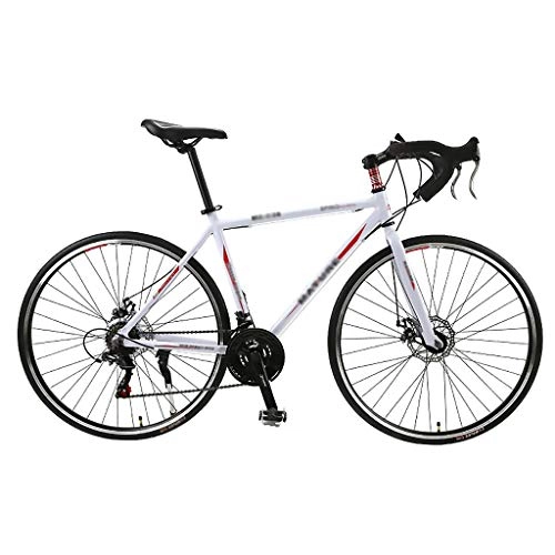 Road Bike : LWZ 26 Inches 700C Aluminum Road Bike Racing Bicycle 21 Speed Bike Dual Disc Brake City Commuter Bike Outdoors Sport