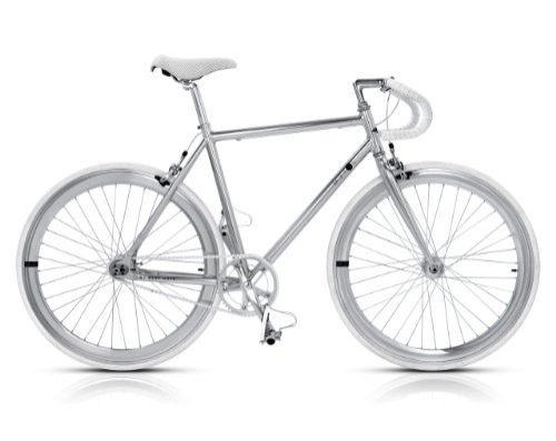 Road Bike : MBM Metal Fixed Fixed Gear or Full Aluminum Bicycle in Two Sizes, telaio 53