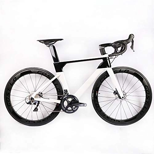 Road Bike : Mdsfe 2020 Costelo Aerocraft carbon fiber road bike frame complete bicycle 5D handlebar 50mm wheels group R8020 R8070 - R7020 Group, 51cm