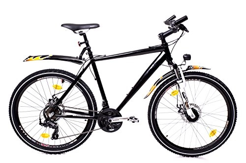 Road Bike : MIFA '26inch MTB Cross Bicycle Bike Shimano 21Speed StVZO Disc Black