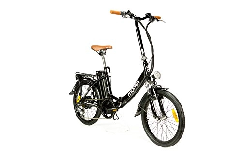 Road Bike : Moma Bikes Unisex's ebike 20.2 E-Bike, Black, Normal