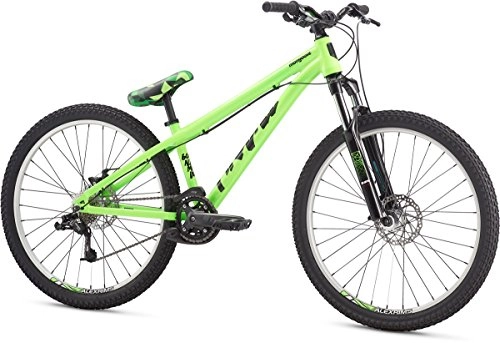 Road Bike : Mongoose Fireball 26" Wheel Dirt Jump MTB Bike Alloy Front Suspension Sram 8 Speed Green