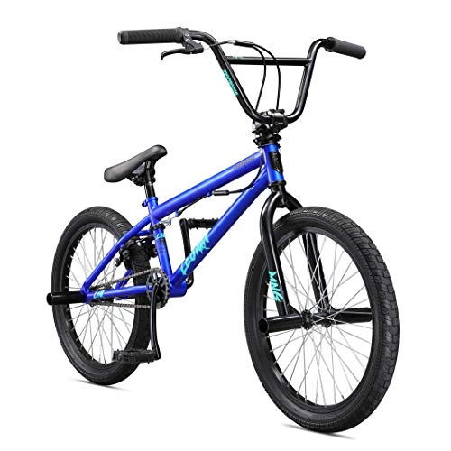 Road Bike : Mongoose Legion L10 20" Freestyle BMX Bike, Blue