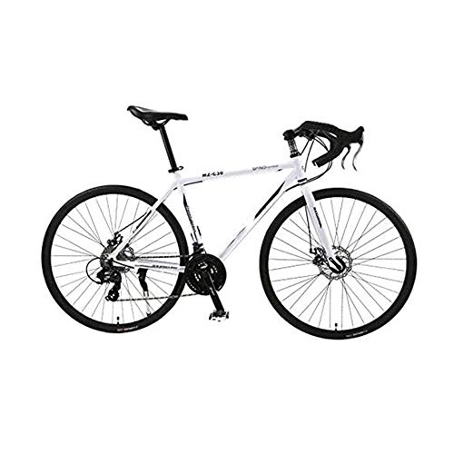 Road Bike : Mountain Bikes, 700c Road Bike City Commuter Bicycle with 21 Speeds Drivetrain, Aluminum Full Suspension