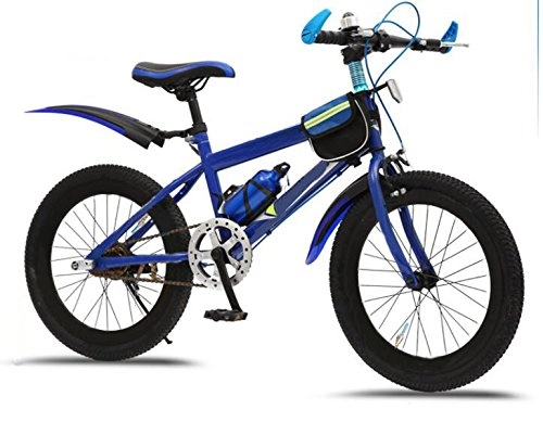 Road Bike : MTB Folding Bicycle Bike 18 / 20 / 22 Inch Children's Cycling Bike, Blue-28in