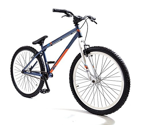 Road Bike : Muddyfox Lift 26" Jump Bike for Boys / Men in Blue and White with CRMO Steel Frame