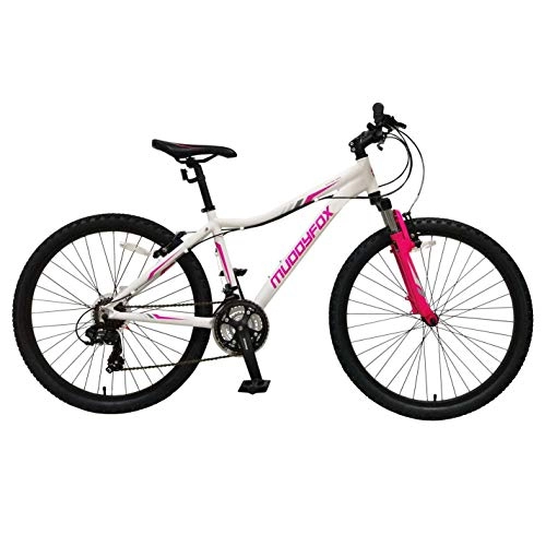 Road Bike : Muddyfox Womens Divine 200 White / Pink 26Wh / 16Fr