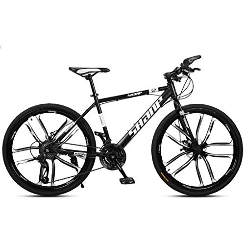 Road Bike : MUYU Bikes 21-Speed (24-Speed, 27-Speed, 30-Speed) Road Bike Wheels Road Bicycle Dual Disc Brake Bicycles, Black, 21speed