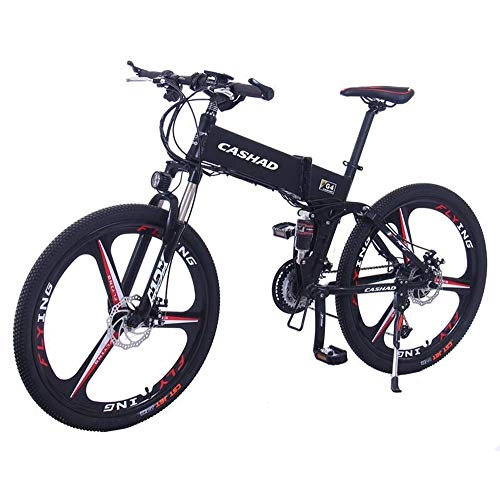Road Bike : MYYDD Folding Electric Bicycle with 36V Removable Lithium Battery Cross-country Mountain Bike 26 Inch E-bike, A
