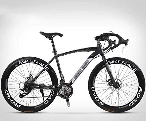 Road Bike : NA ZGGYA Bycicles Hybrid Mens Bike, 26-inch Road Bike, High-carbon Steel Frame, Dual Disc Brakes, 27-speed Bike, Road Bike Racing