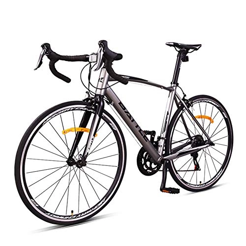 Road Bike : NENGGE Road Bike, Adult Men 16 Speed Road Bicycle, 700 * 25C Wheels, Lightweight Aluminium Frame City Commuter Bicycle, Perfect For Road Or Dirt Trail Touring