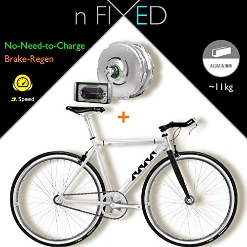 Road Bike : nFIXED.com "e-Bike+ Shadow No-Need-to-Recharge Zehus Electric Bicycle (48)