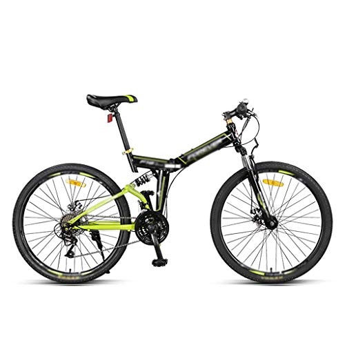 Road Bike : NYKK Road Bikes 26 Inches Foldable Bicycle, Light And Portable Bicycle Mountain Bike, Variable Speed Bicycle Adult Folding Bikes Folding Bikes (Color : B)