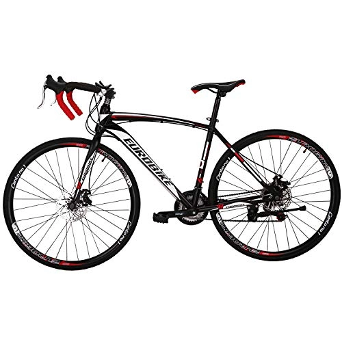Road Bike : OBK XC550 Road Bike 700C Wheels 21 Speed Disc Brake Mens or Womens Bicycle Cycling (Aluminium Rims 1, 49cm)…