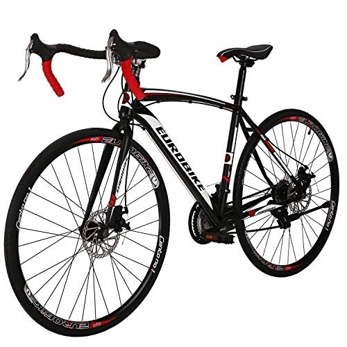 Road Bike : OBK XC550 Road Bike 700C Wheels 49cm Frame Bicycle for adult women 21 Speeds Dual Disc Brakes Bikes