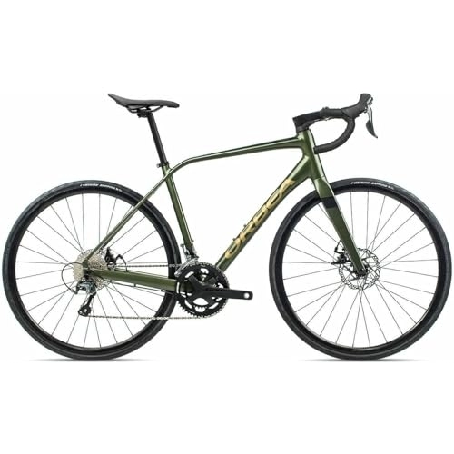 Road Bike : Orbea Avant H40-D Road Bike 2022 - Green & Gold - 55cm