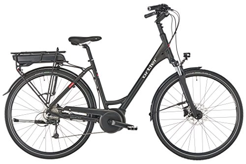 Road Bike : Ortler Bozen E-Trekking Bike Wave black Frame Size 50 cm 2018