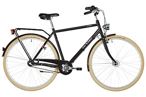 Road Bike : Ortler Detroit 3s City Bike Diamond black 2019 holland bicycle