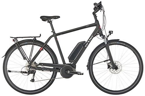 Road Bike : Ortler Tours Nyon E-Trekking Bike black Frame Size 55cm 2018