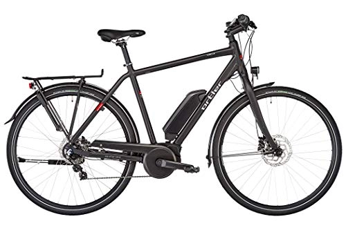Road Bike : Ortler Zrich Disc FL E-City Bike 7-speed black Frame Size 60cm 2018