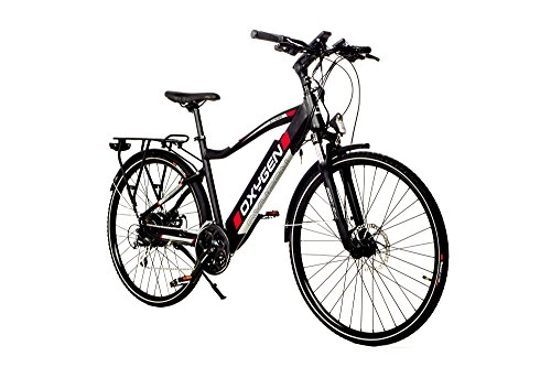 Road Bike : Oxygen S-CROSS CB Hybrid Electric Bike 19in 13Ah