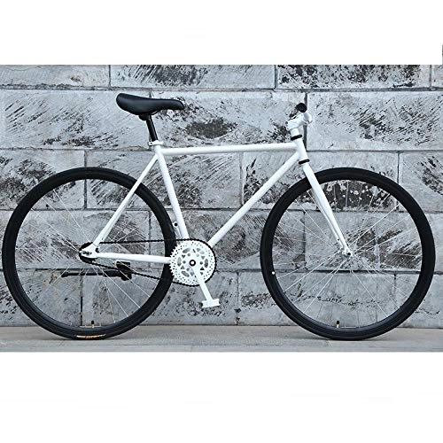 Road Bike : PengYuCheng Dead fly bicycle solid tire live fly brake bicycle road race light adult students adult men and women q3