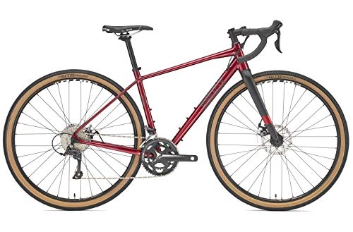 Road Bike : Pinnacle Arkose D1 2019 Womens Adventure Road Bike 18 Speed Disc Brake Red