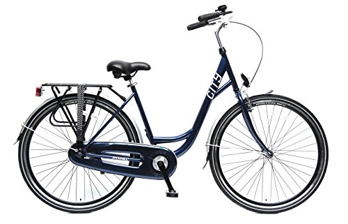 Road Bike : POPAL City 28 Inch 57 cm Woman Coaster Brake Blue