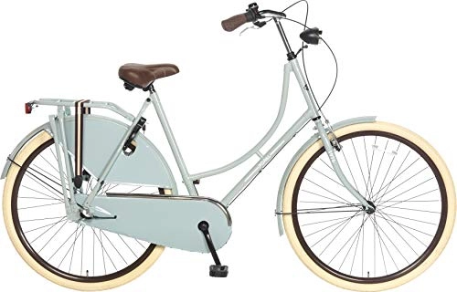 Road Bike : POPAL S3 28 Inch 57 cm Woman 3SP Coaster Brake Mint Green
