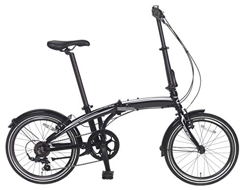 Road Bike : POPAL Subway 209 20 Inch 28 cm Unisex 6SP Rim Brakes Black