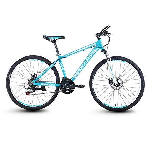 Road Bike : POTHUNTER XDS Road Bike XR-300 Carbon Fiber Frame Mountain Bike Unisex Variable Speed Bicycle, Blue-white17inches.-Diameterofthewheel26inches
