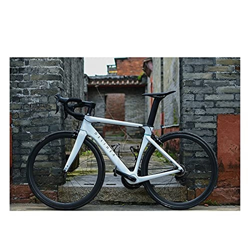 Road Bike : PPLAS Complete Carbon Racing Road Bicycle 5800 / r8000 / r8050 Full Carbon Bike Bicycle Frame (Color : R8000, Size : 56CM)