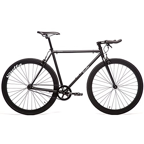 Road Bike : Quella Nero Black (51cm) fixie fixed gear single speed commuter bicycle