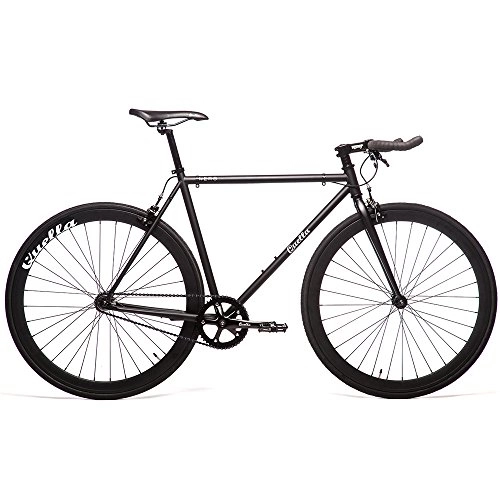 Road Bike : Quella Nero Black (58cm) fixie fixed gear single speed commuter bicycle