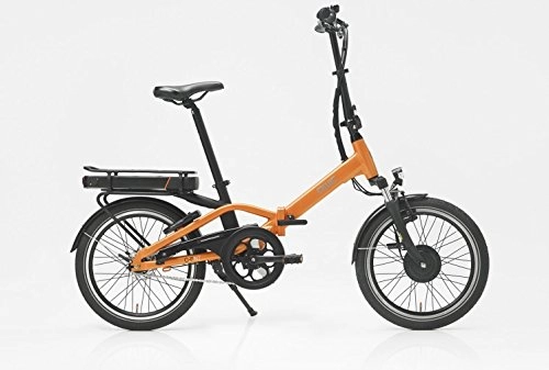Road Bike : QWIC C-FN7 Folding Electric Bicycle (Orange)