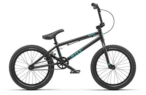 Road Bike : Radio Dice 18" 2019 Freestyle BMX Bike (18" - Matt Black)