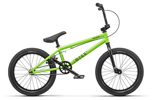 Road Bike : Radio Dice 18" 2019 Freestyle BMX Bike (18" - Neon Green)