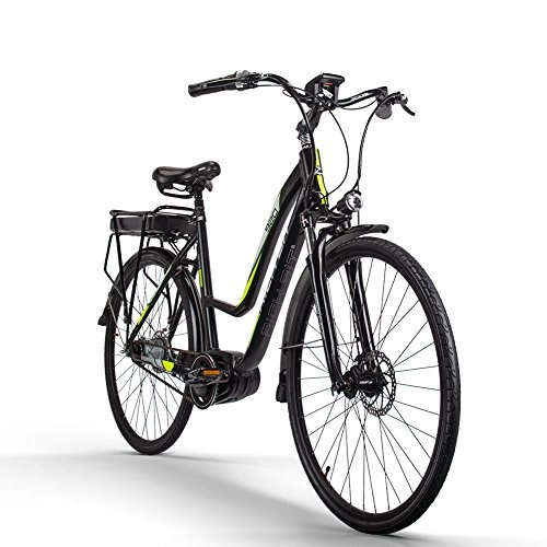 Road Bike : RICH BIT New electric bike Pedal Assist System e-bike 700C (28 inch) city e-bike road bike 250W*48V Central motor 25km / h lithium battery 50-80km men's smart electric bicycle