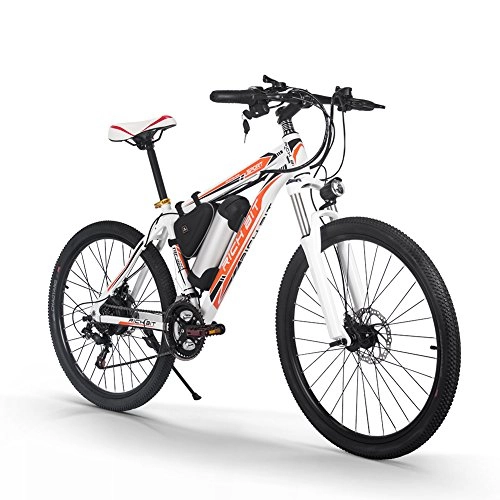 Road Bike : RICH BIT RT-006 250W 36V*10.4Ah Electric Bicycle Electric bike e-bike ebike Mountain bike MTB Aluminum Alloy 26inch Lithium-Ion Battery PAS (Orange)