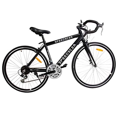 Road Bike : Ridgeyard 26" 54cm Aluminum Road Bike Racing Bicycle 21 Speed Bike Fork Black 700c