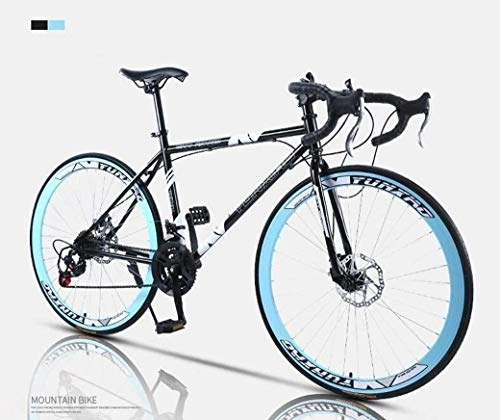 Road Bike : Road Bicycle Racing, Road Bicycle, 24-Speed 26 Inch Bikes, Double Disc Brake, High Carbon Steel Frame, Men's And Women Adult, (Color : 40knife)