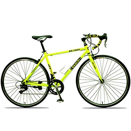 Road Bike : Road Bike - Aluminum Alloy Frame SHIMANO 14 / 30 Speed, 700C Wheels Road Bicycle, Yellow, 14speed