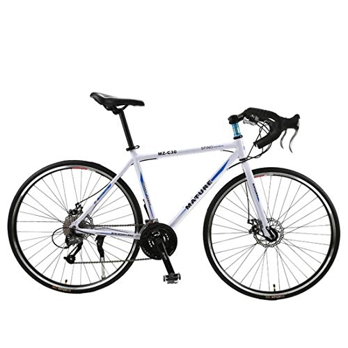 Road Bike : Road Bike, Aluminum Alloy Frame SHIMANO 27 / 30 Speed, 700C Wheels Road Bicycle, Blue, 30speed